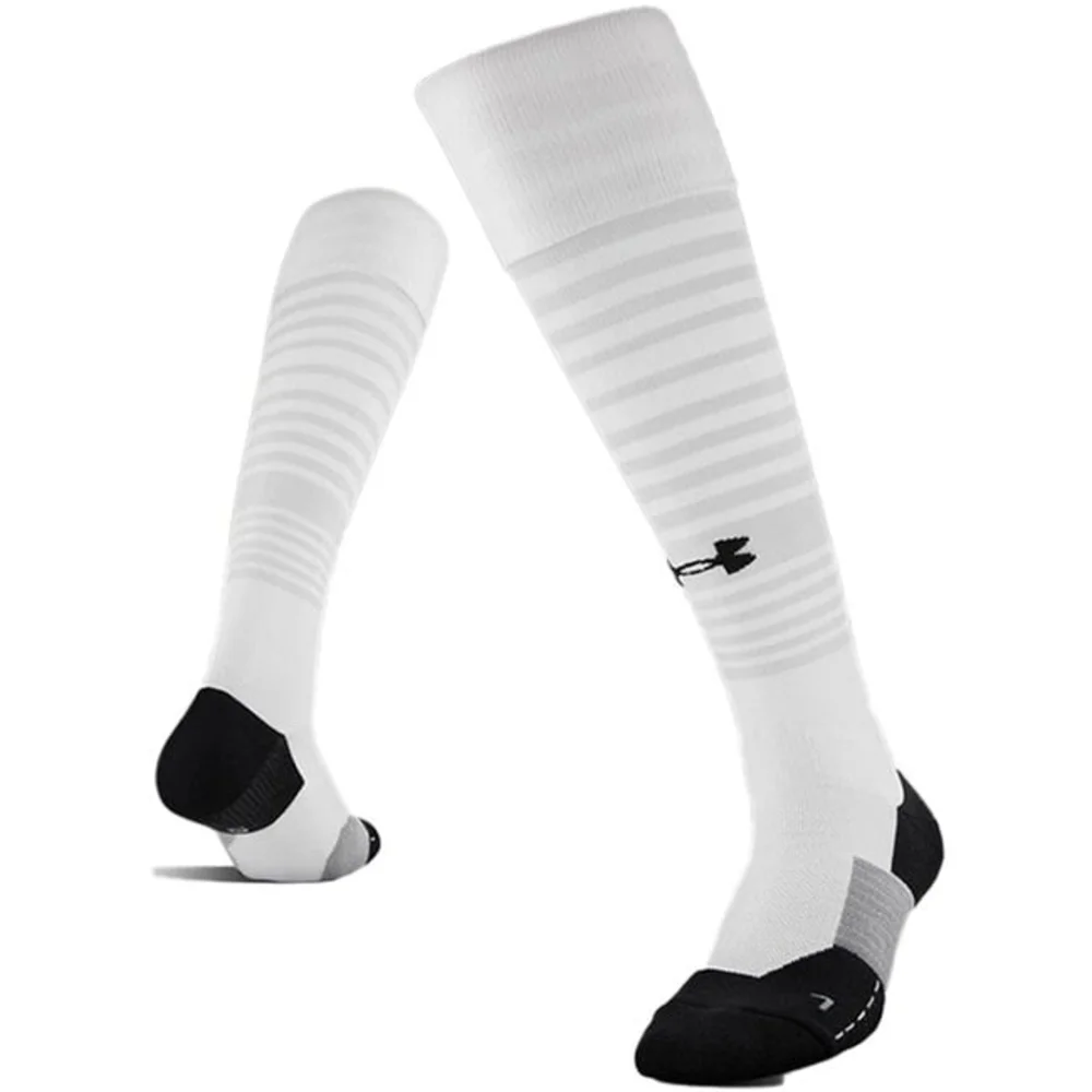 Under Armour Athletic Socks White and Black Performance Cushioning Soccer SOCKS